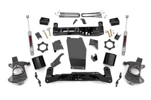 Chevrolet Silverado 1500 Suspension Lift Kit - Rough Country - 5 Inch, Alum/Stamp Steel - '14-'18